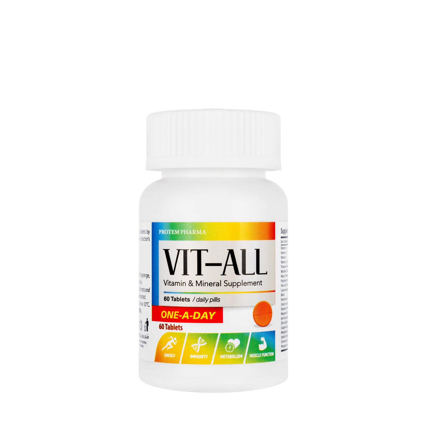 Vit-All One Day Vitamins & Minerals 60 Tablets