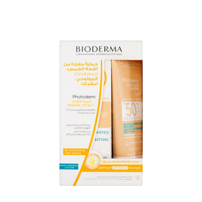 Bioderma Photoderm Cover Touch Mineral SPF50+ (Light) Cream 40 Ml 1+1 Offer Pack