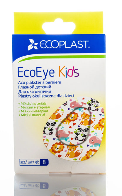 Eco Eye Kids 5.7*7.2 Eye Patches 8 Pieces