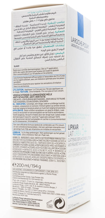 La Roche-Posay Lipikar Lait Urea 5+ Lotion 200 Ml