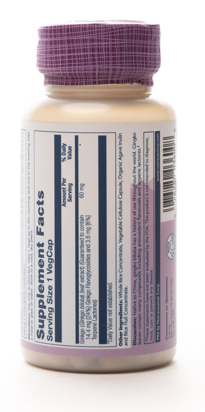 Solaray Ginkogo Biloba 60mg 60 Capsules