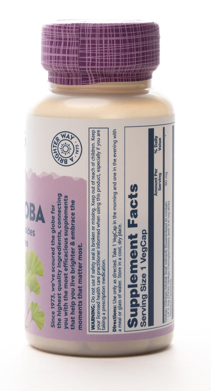 Solaray Ginkogo Biloba 60mg 60 Capsules