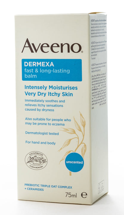 Aveeno Dermexa Fast & Long Lasting Balm 75 Ml