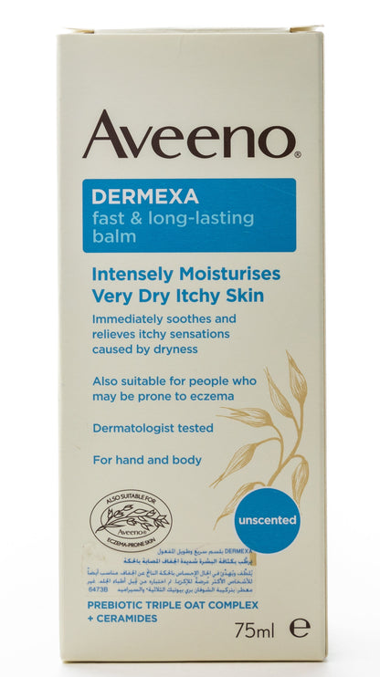 Aveeno Dermexa Fast & Long Lasting Balm 75 Ml