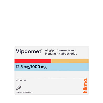Vipdomet 12.5/1000Mg 56 Tablets