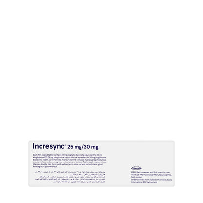 Incresync 25/30Mg 28 Tablets