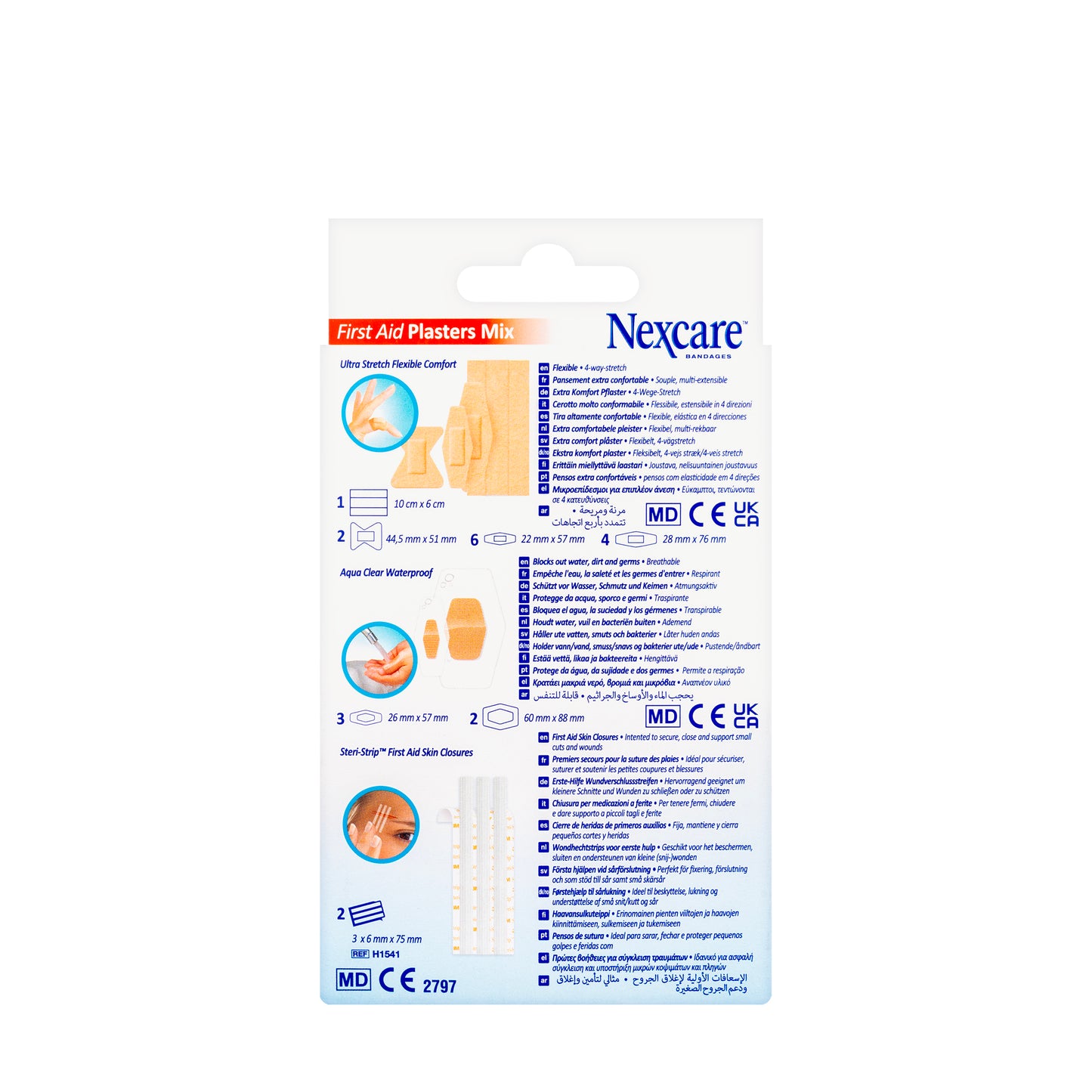 Nexcare First Aid Plaster Mix 20 Pieces[NO-20-7F]