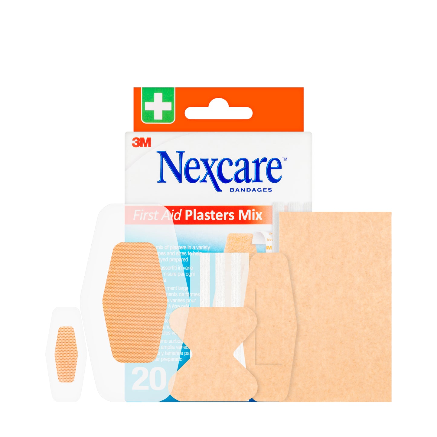 Nexcare First Aid Plaster Mix 20 Pieces[NO-20-7F]