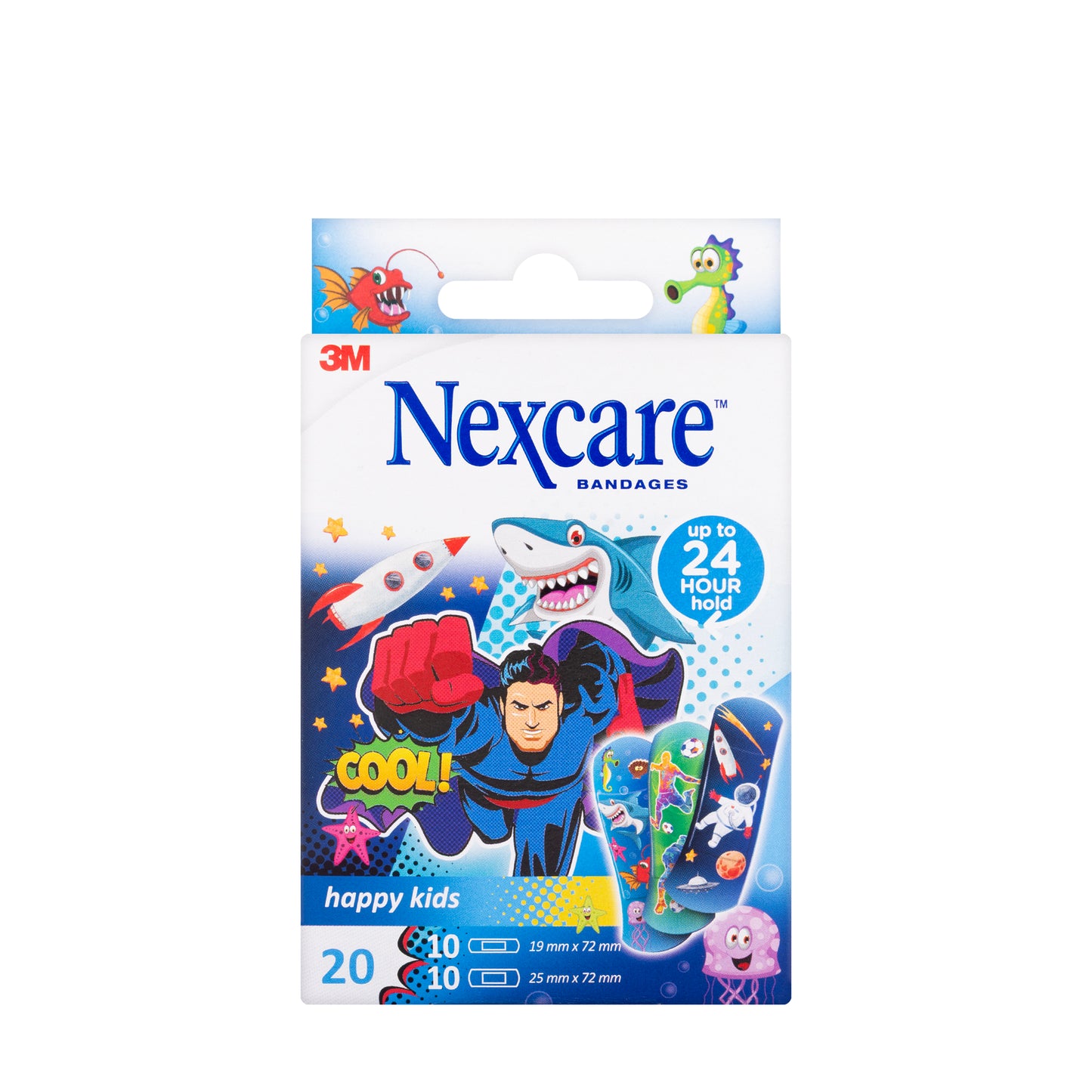 Nexcare Happy Kids Cool Assorted 20 Pieces[N3-20-2B]