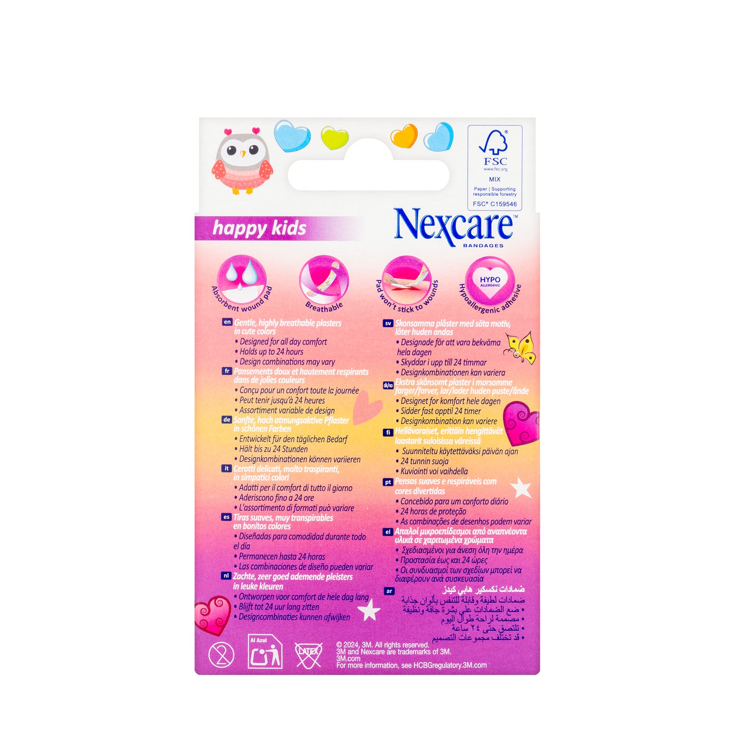 Nexcare Happy Kids Magic Assorted 20 Pieces[N3-20-2G]