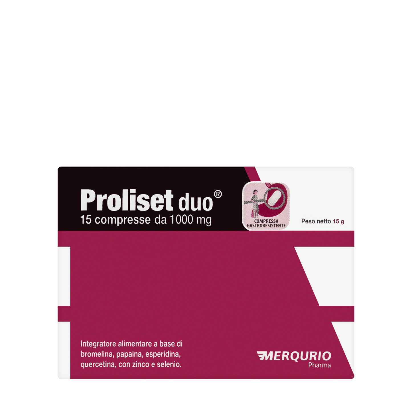 Proliset Duo 1000 mg 15 Tablets