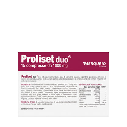 Proliset Duo 1000 mg 15 Tablets