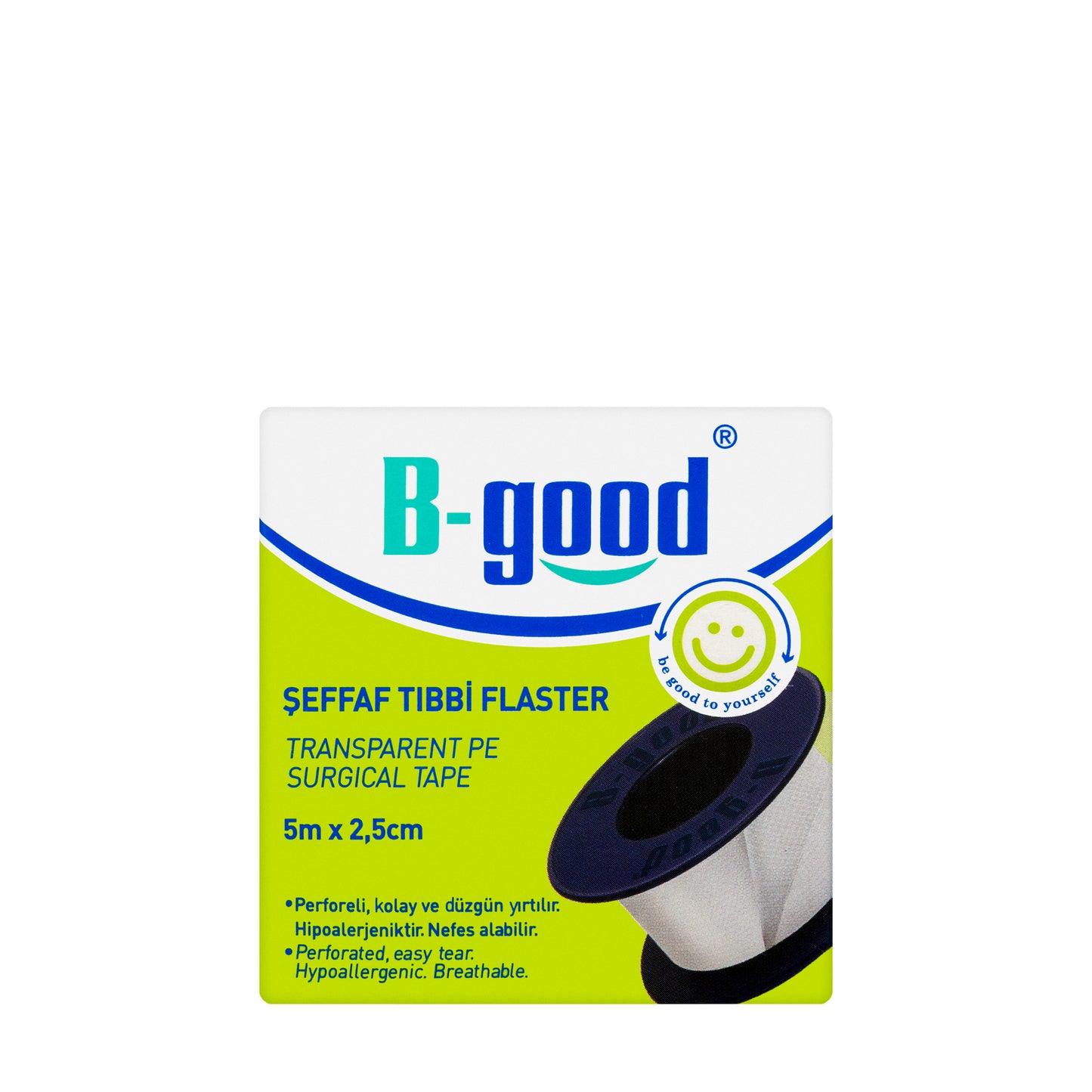 B-Good Transparent Surgical Tape 5Mx2.5Cm