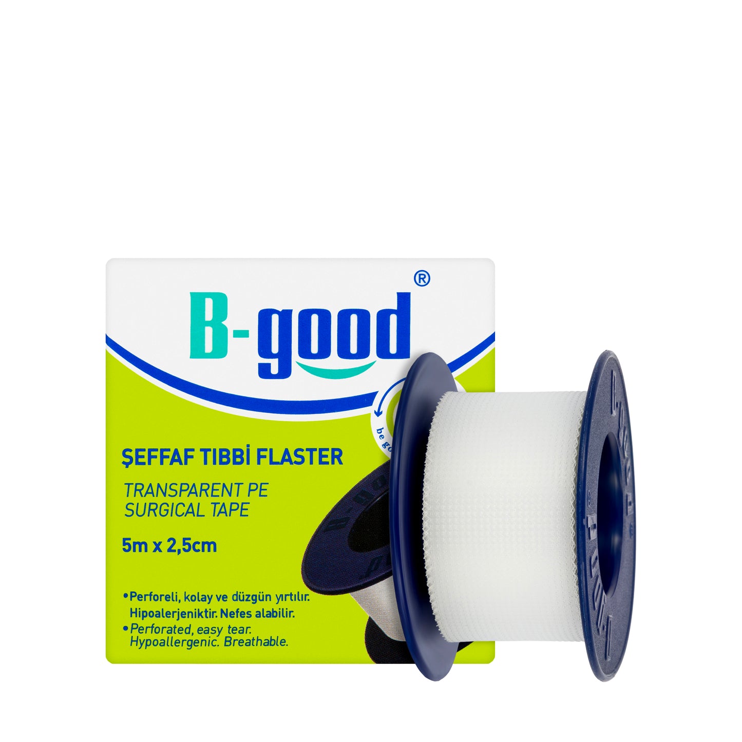B-Good Transparent Surgical Tape 5Mx2.5Cm