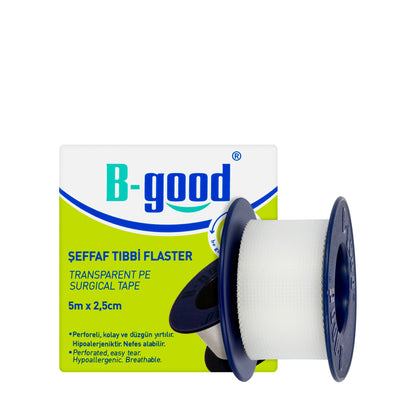 B-Good Transparent Surgical Tape 5Mx2.5Cm