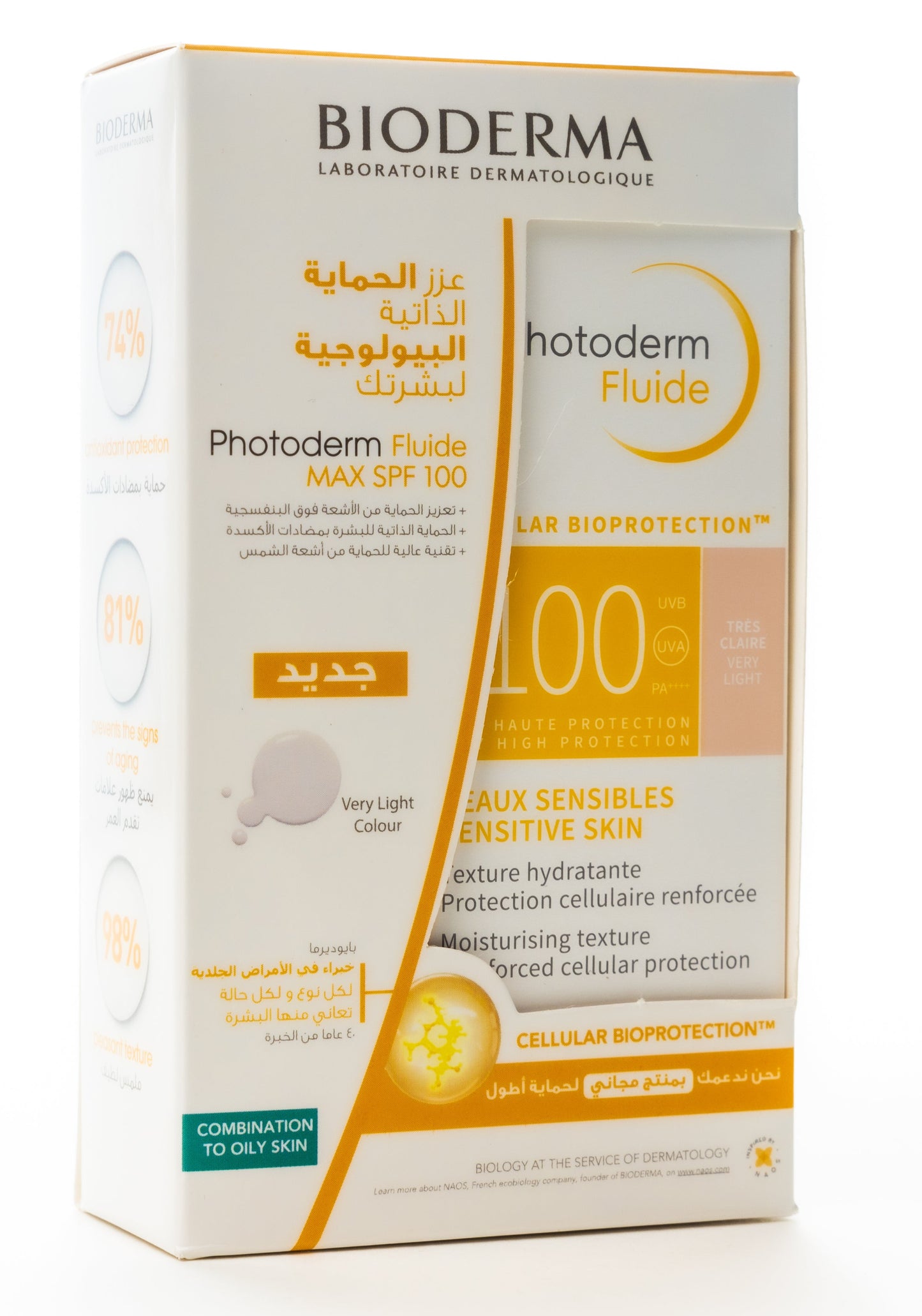 Bioderma Photoderm MAX SPF 100 Very Light Tint Fluide 40 Ml 1+1 Offer Pack