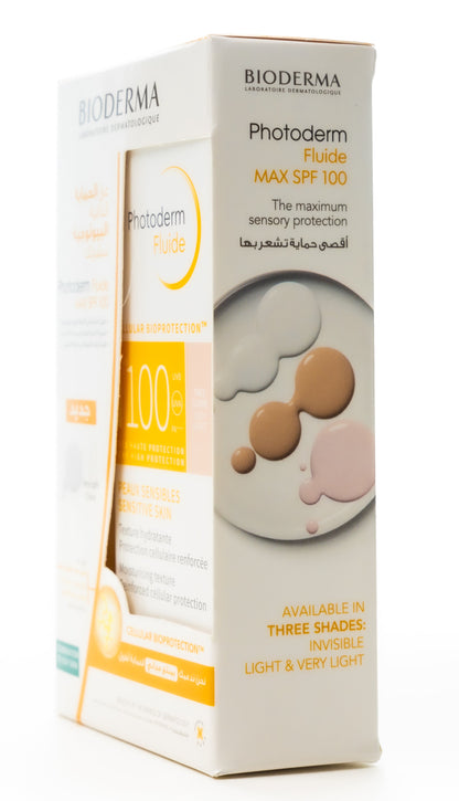 Bioderma Photoderm MAX SPF 100 Very Light Tint Fluide 40 Ml 1+1 Offer Pack