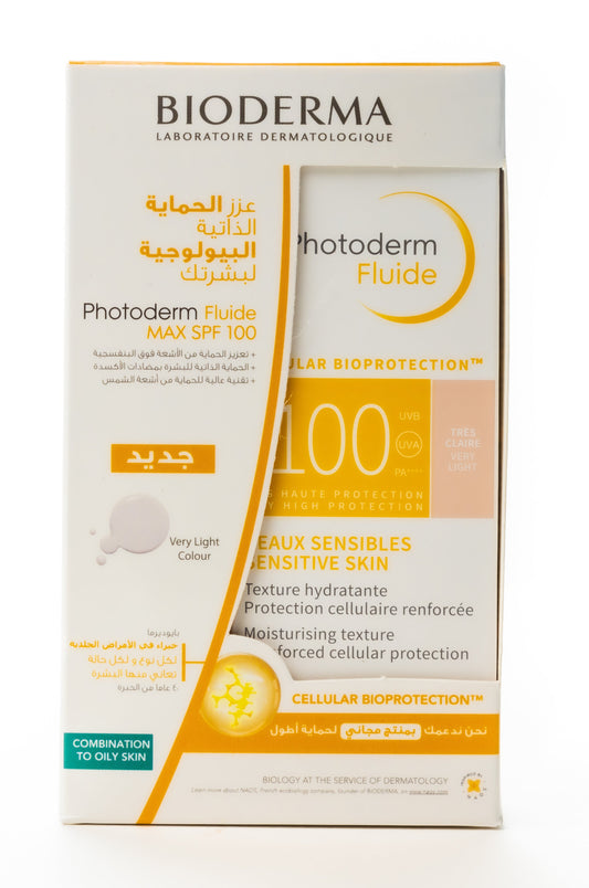 Bioderma Photoderm MAX SPF 100 Very Light Tint Fluide 40 Ml 1+1 Offer Pack