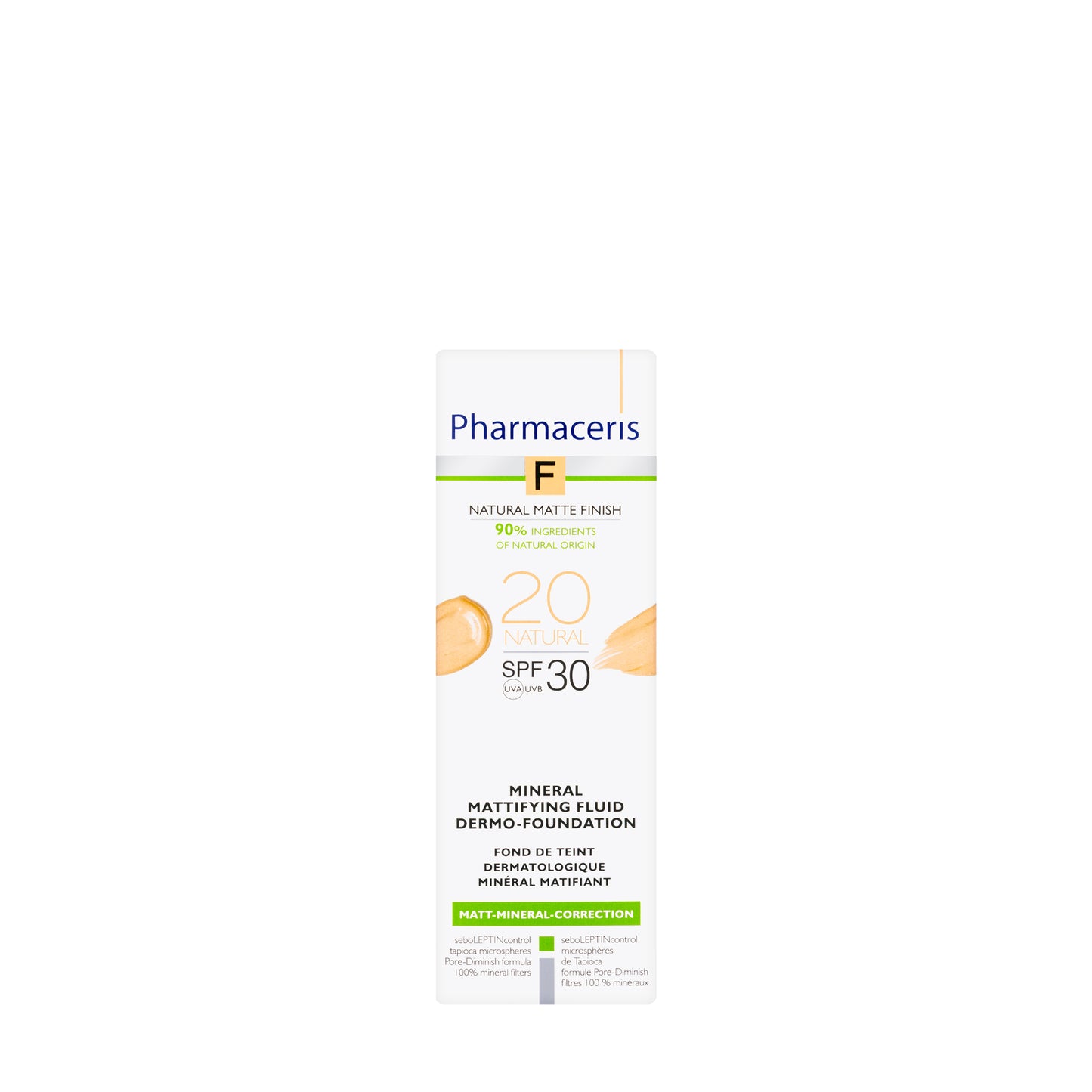 Pharmaceris F Matt-Correction Fluid Foundation SPF 30 Shade 20 Natural 30 Ml