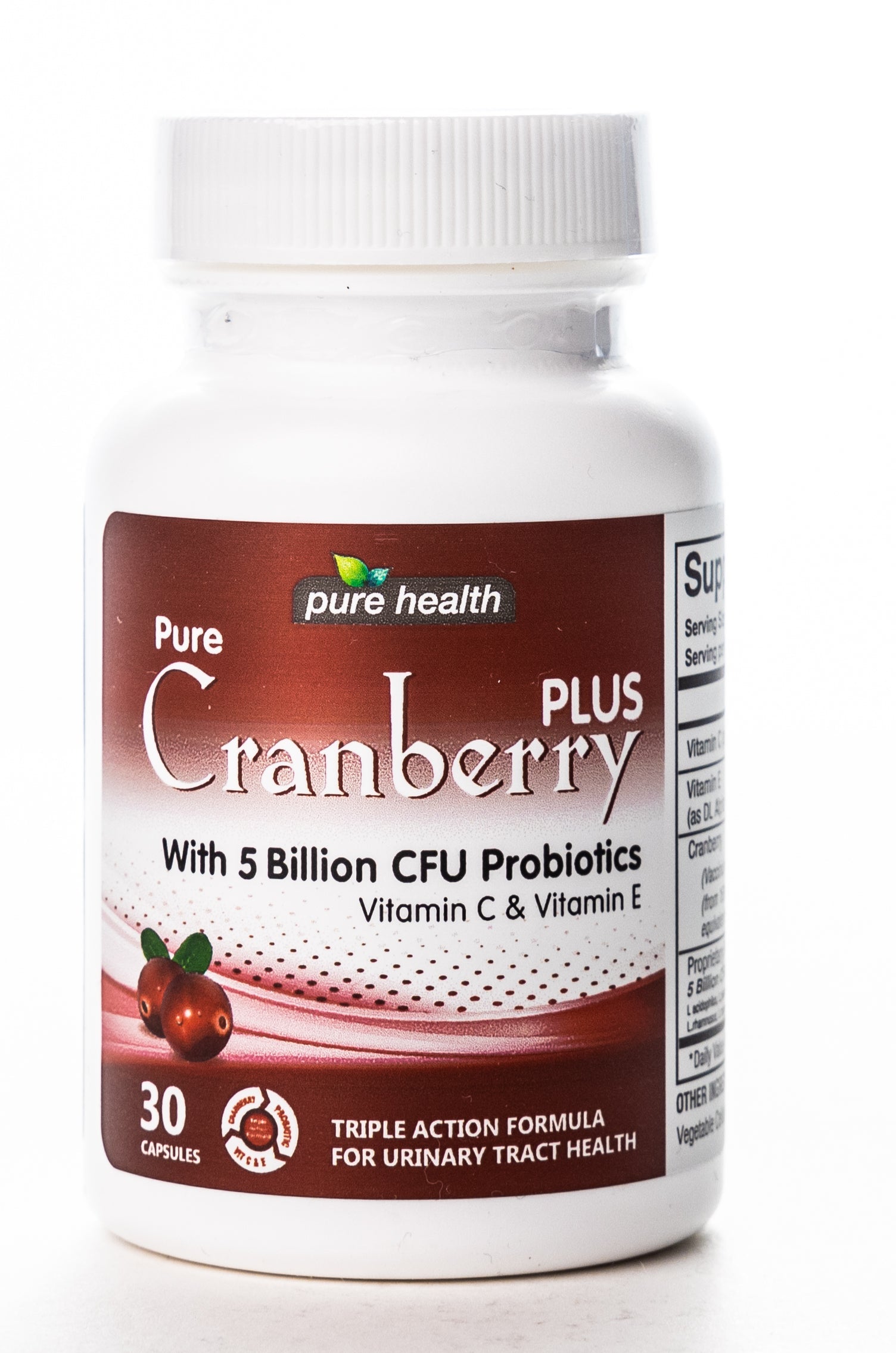 Pure Health Cranberry Plus 30 Capsules