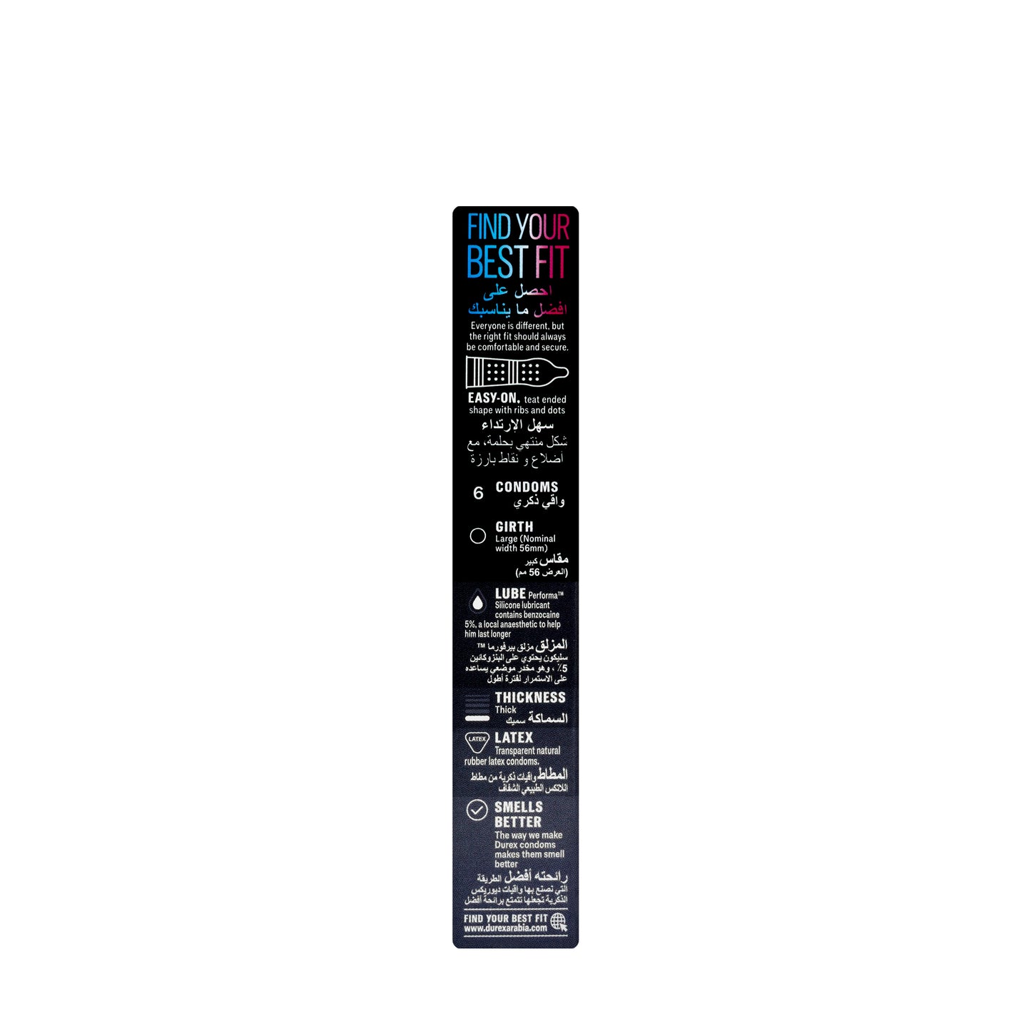 Durex Condom Mutual Pleasure 6 Pieces