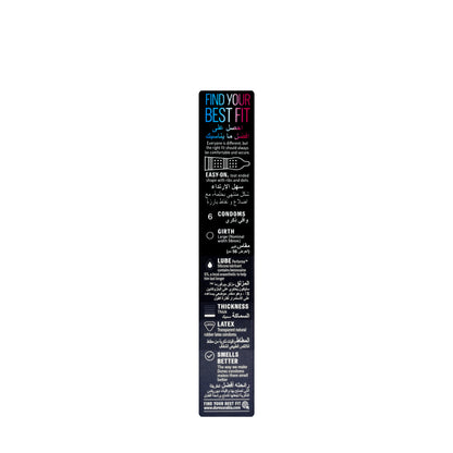 Durex Condom Mutual Pleasure 6 Pieces
