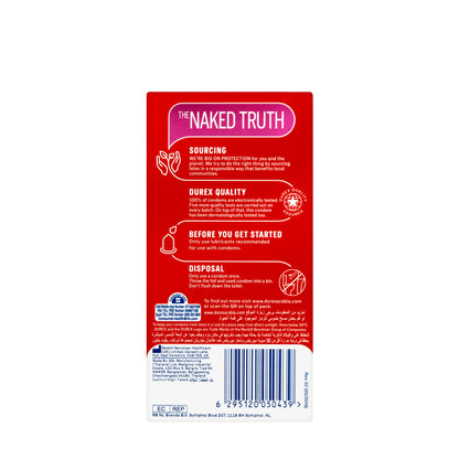 Durex Condom Feel Thin 6 Pieces