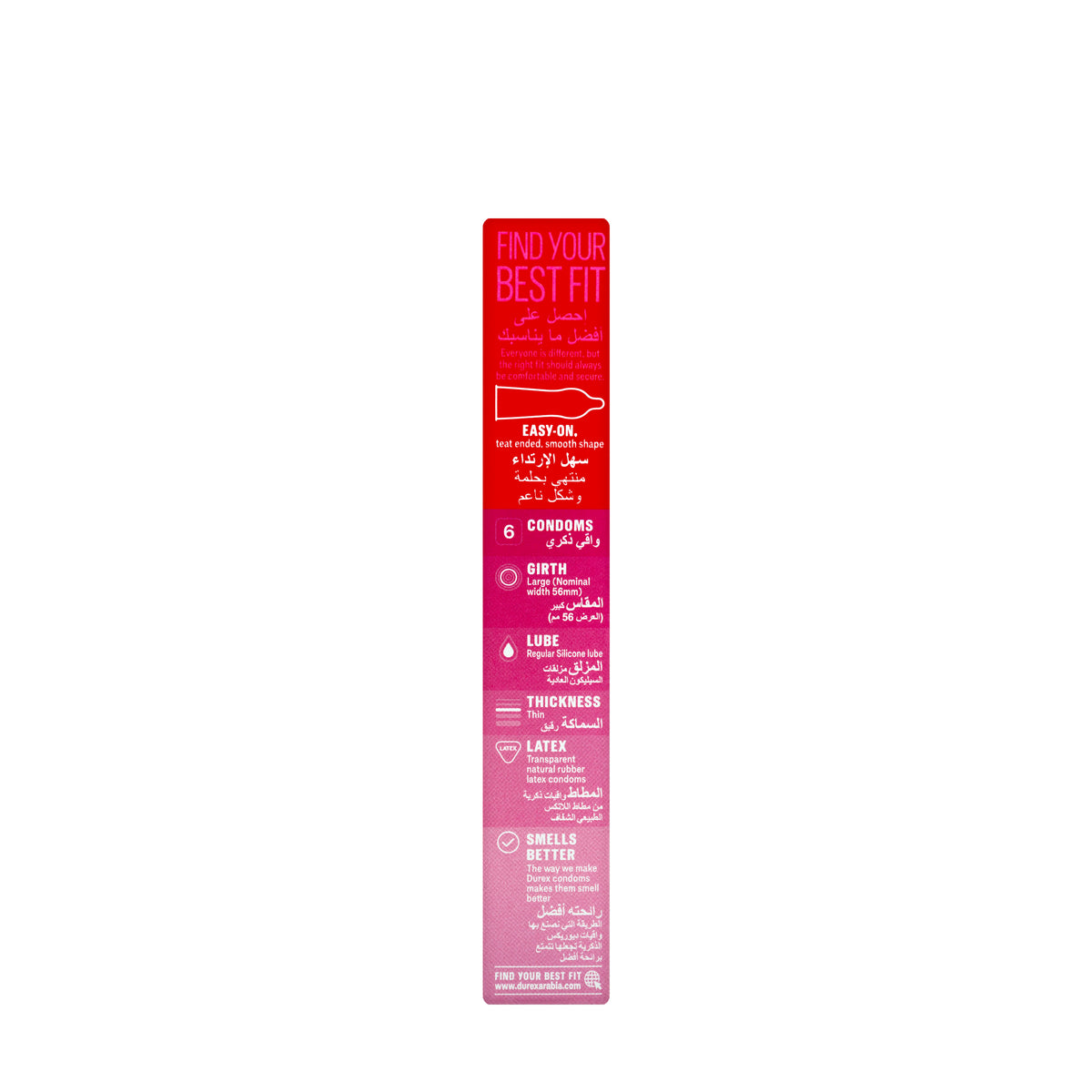 Durex Condom Feel Thin 6 Pieces
