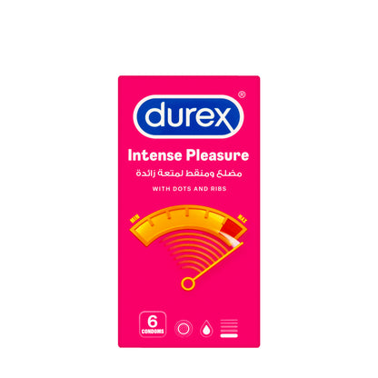 Durex Condom Intense Pleasure 6 Pieces