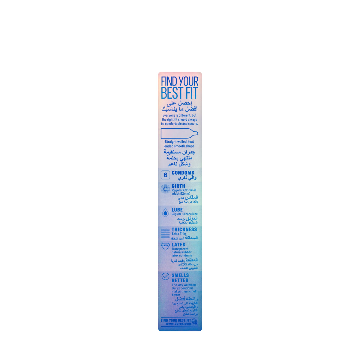 Durex Condom Invisible 6 Pieces