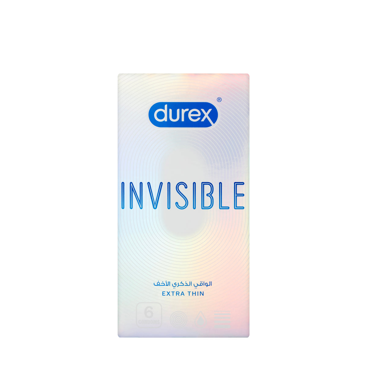 Durex Condom Invisible 6 Pieces