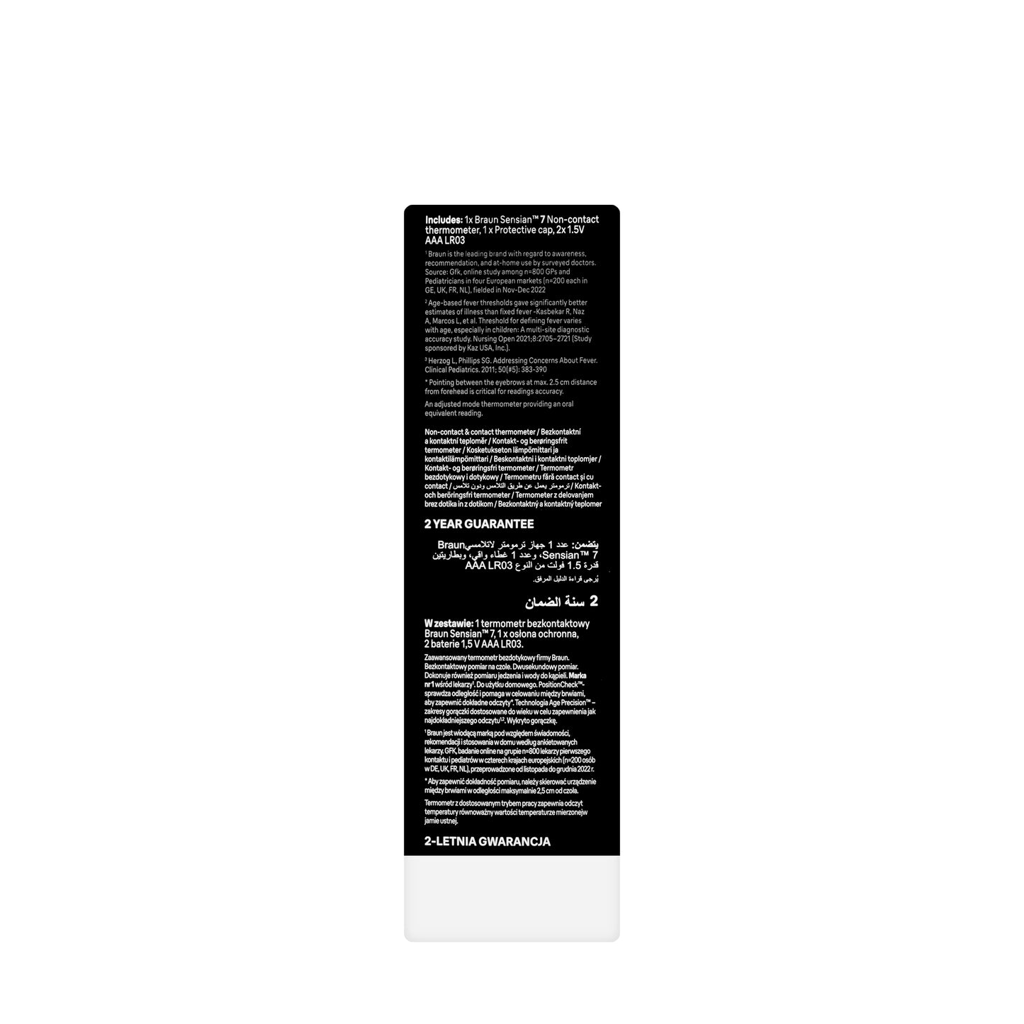 Braun No Touch + Forehead Thermometer [BNT400B]