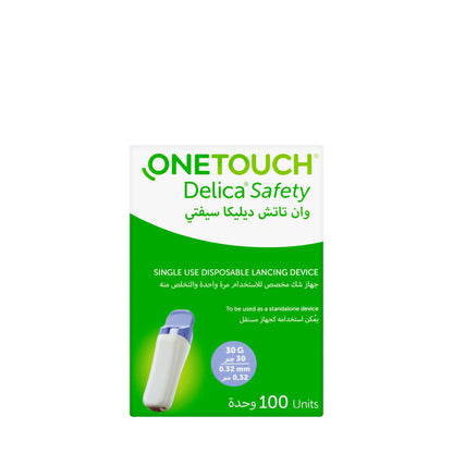 OneTouch Delica Safety Needles 100 Pieces