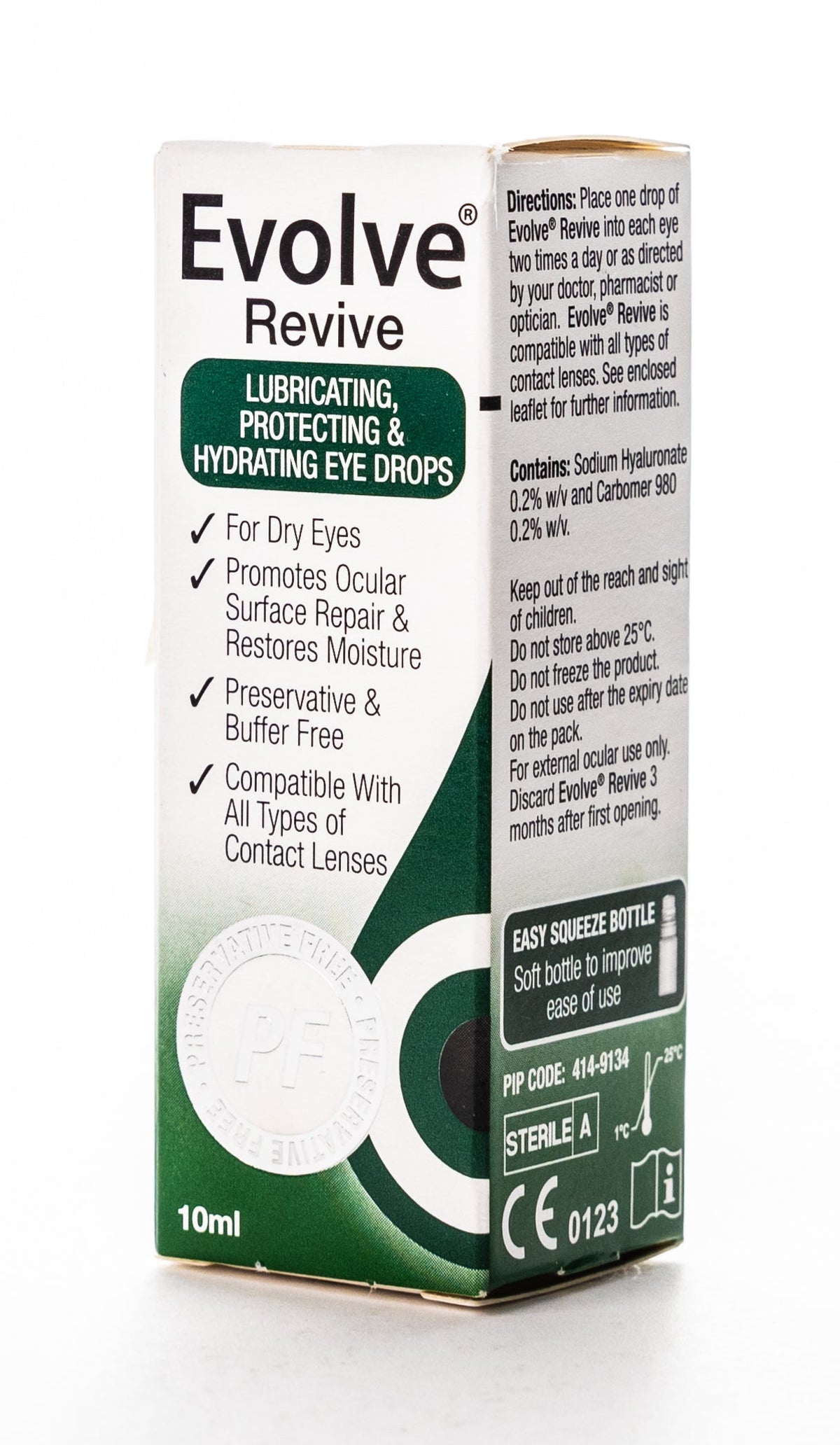 Evolve Revive Lubricating Eye Drops 10Ml