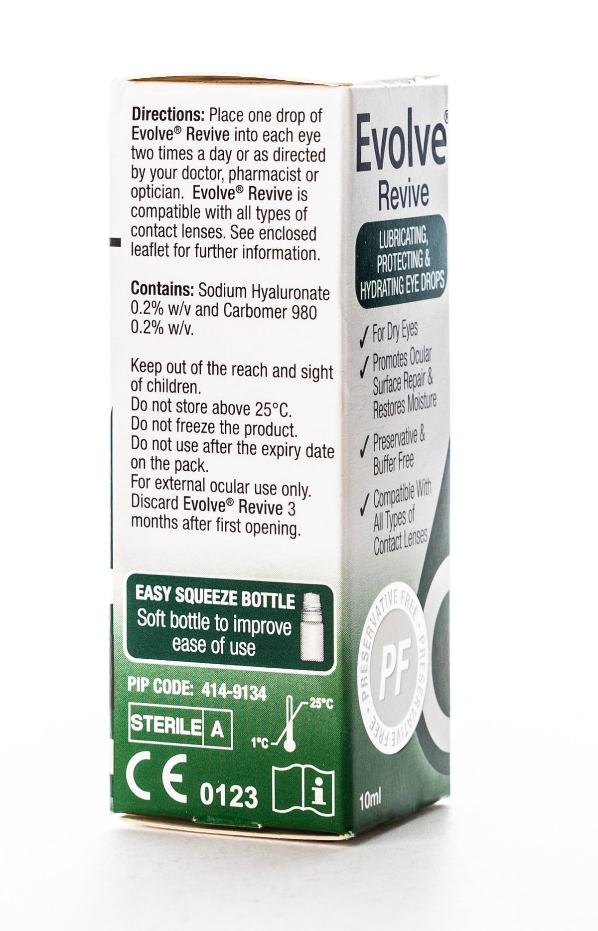 Evolve Revive Lubricating Eye Drops 10Ml