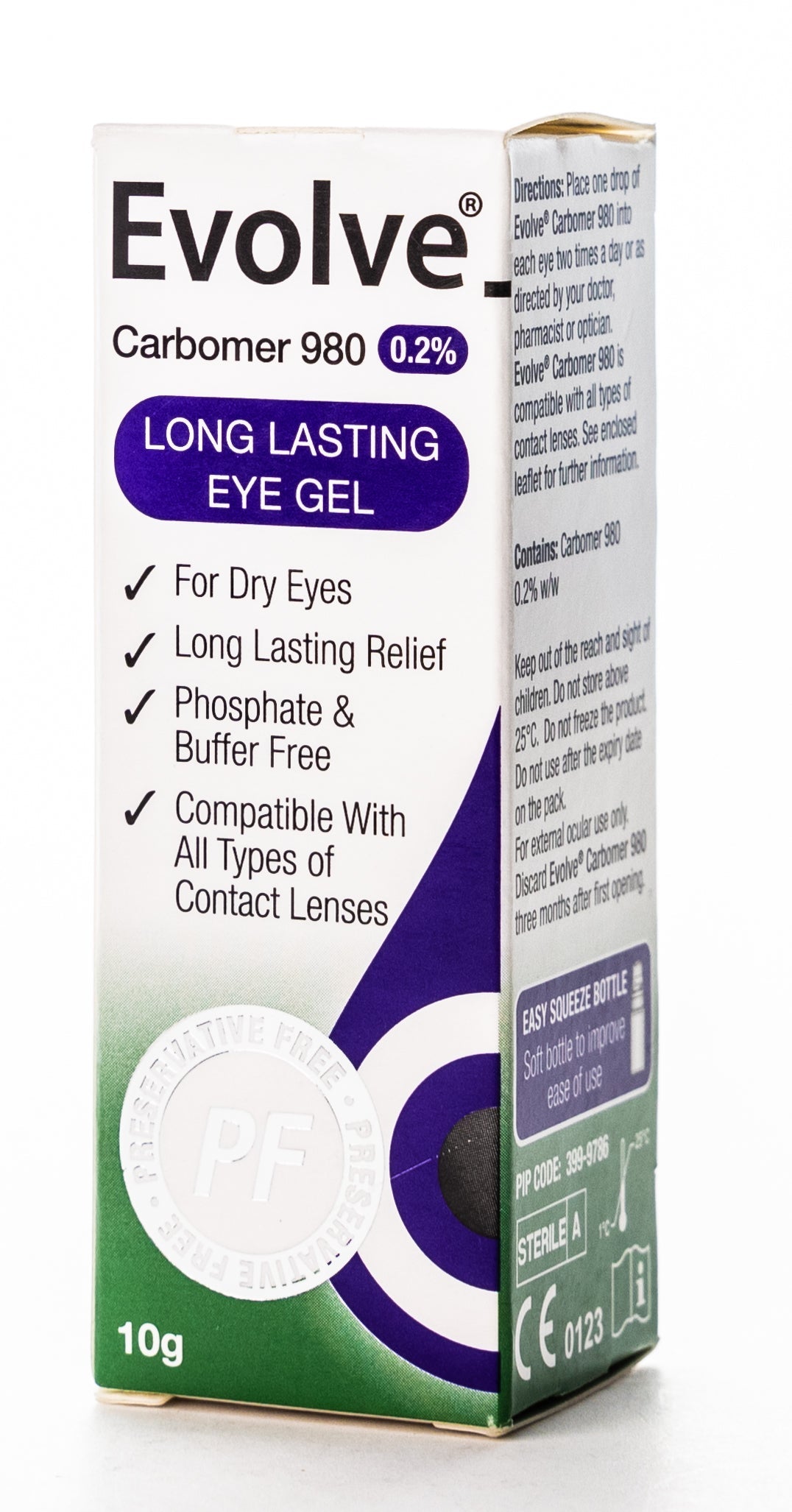 Evolve Carbomer 980 Eye Gel 10Gm