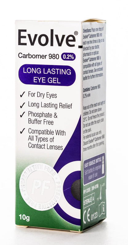Evolve Carbomer 980 Eye Gel 10Gm