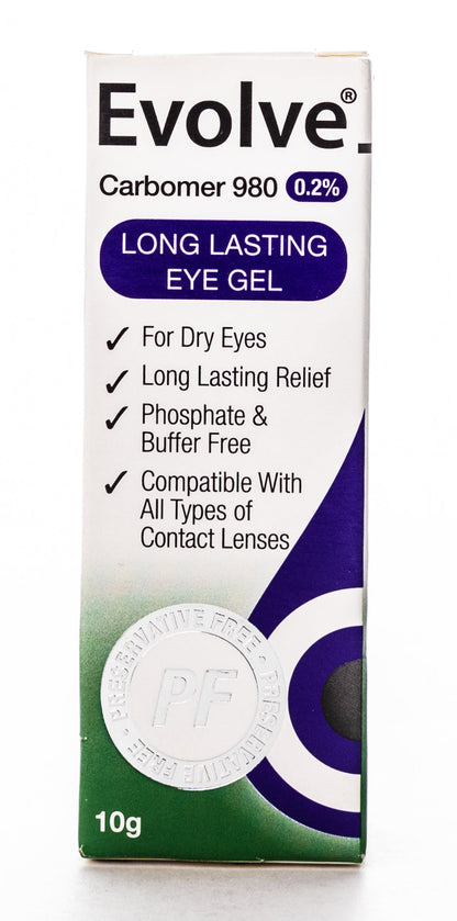 Evolve Carbomer 980 Eye Gel 10Gm