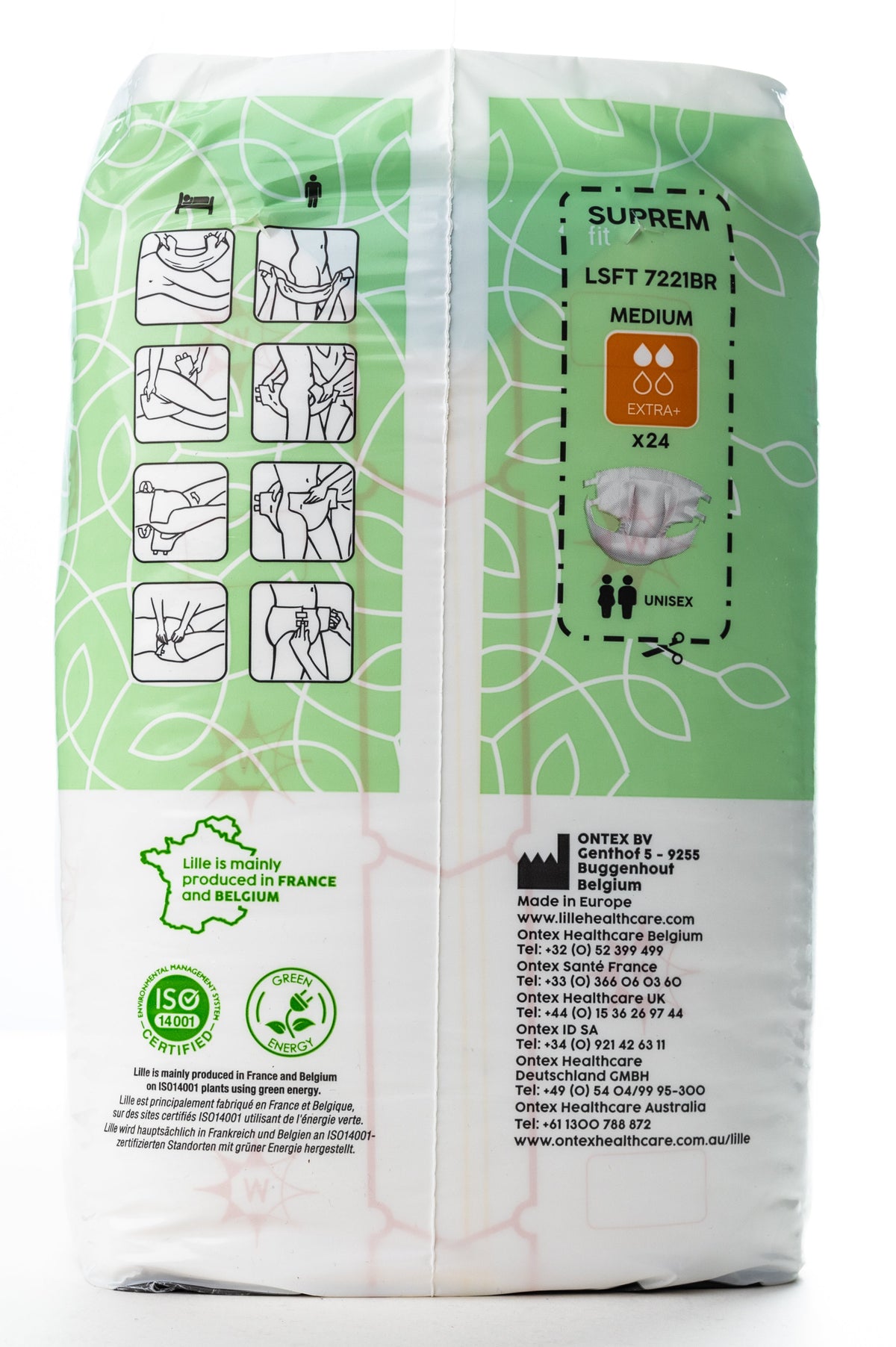 Lille Suprem Fit Extra Plus [Medium] 24 Pieces