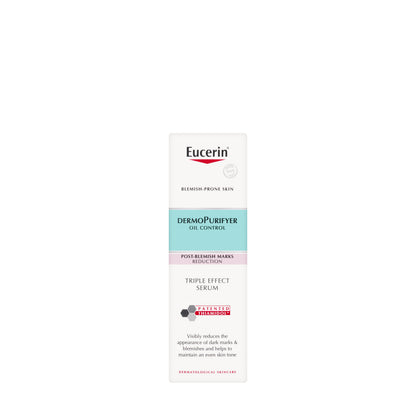 Eucerin DermoPurifyer Oil Control Post-Acne Marks Reduction Triple Effect 40 Ml
