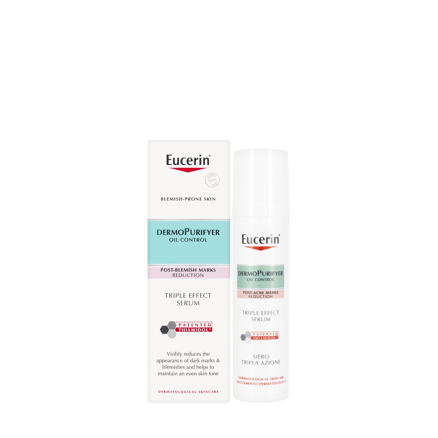 Eucerin DermoPurifyer Oil Control Post-Acne Marks Reduction Triple Effect 40 Ml