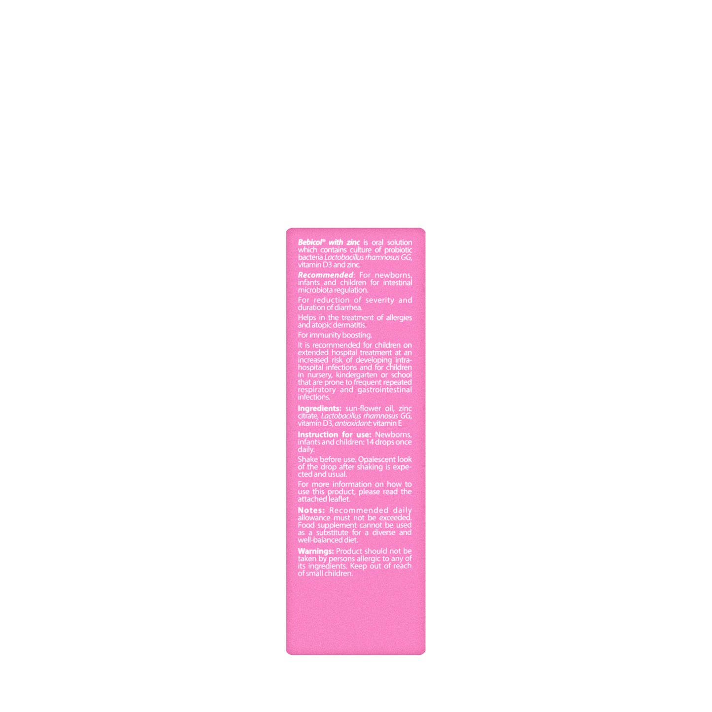 Bebicol With Zinc Drops 10 Ml