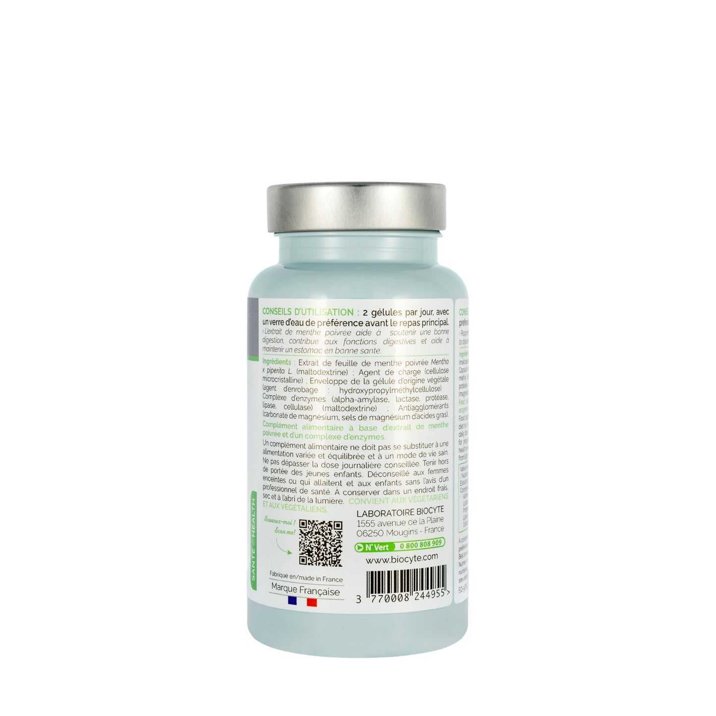 Biocyte 5 Enzymes Digestives 60 Capsule