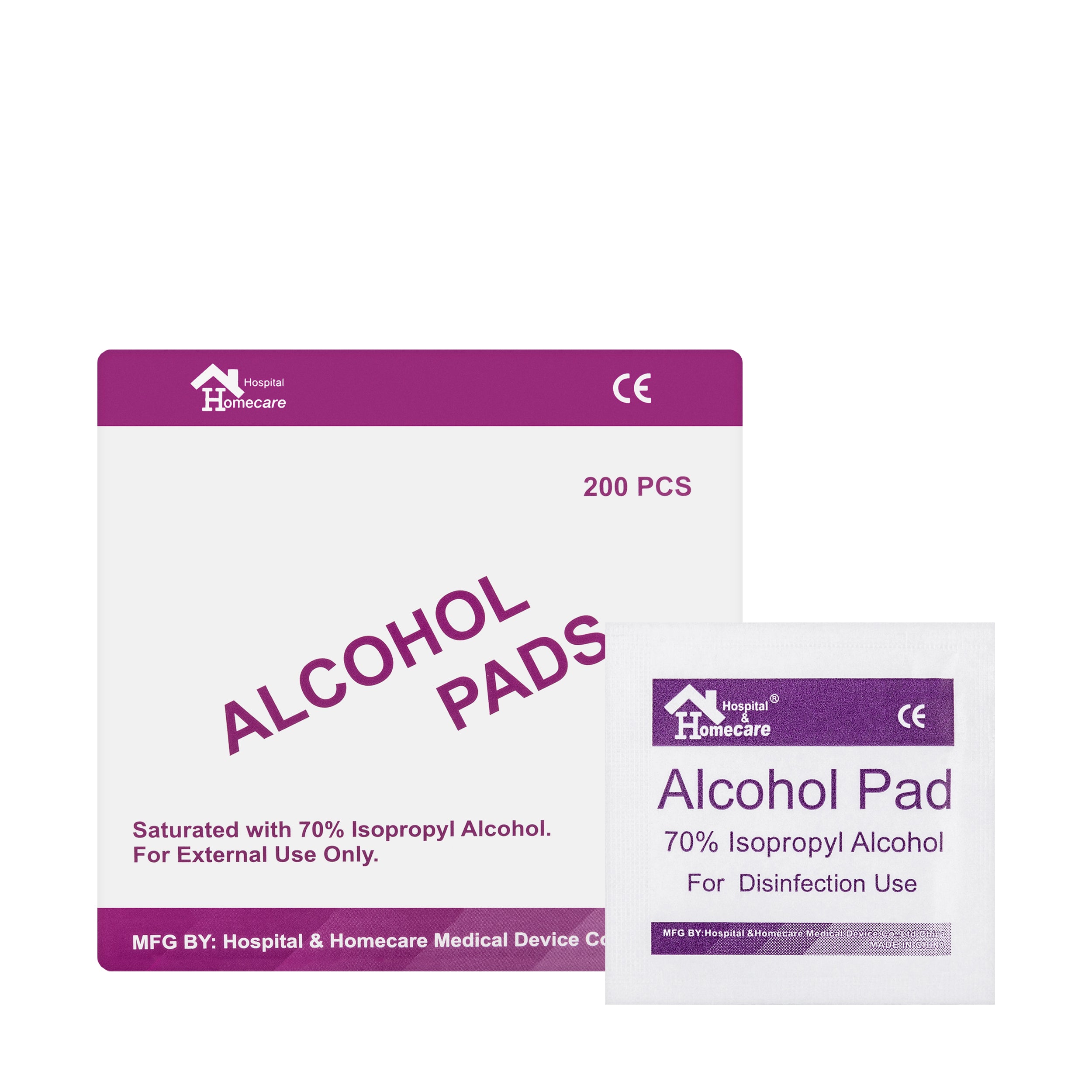 Alcohol Swab 200 Pieces [Homecare]
