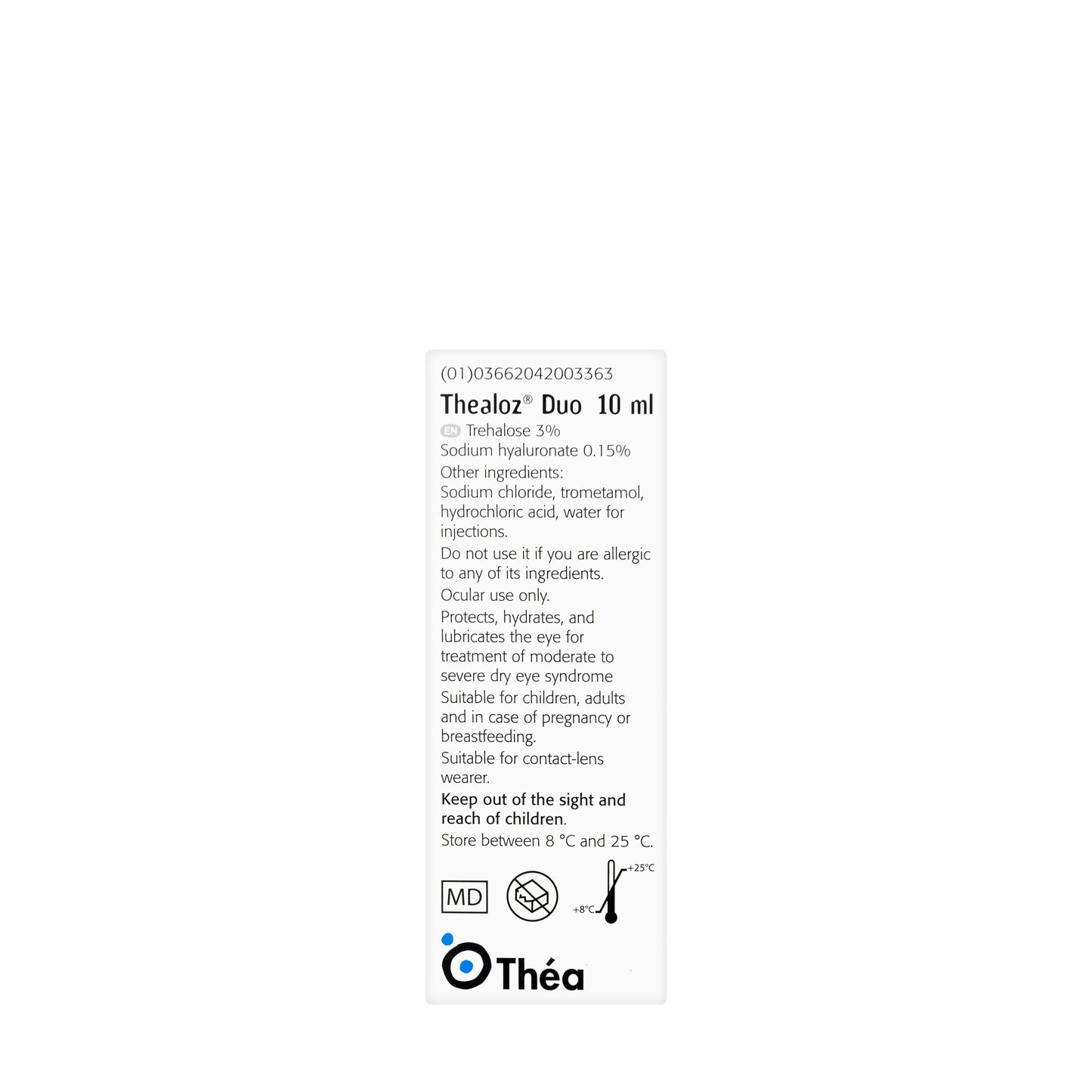 Thealoz Duo  Eye Gel Ud 30X0.4Gm