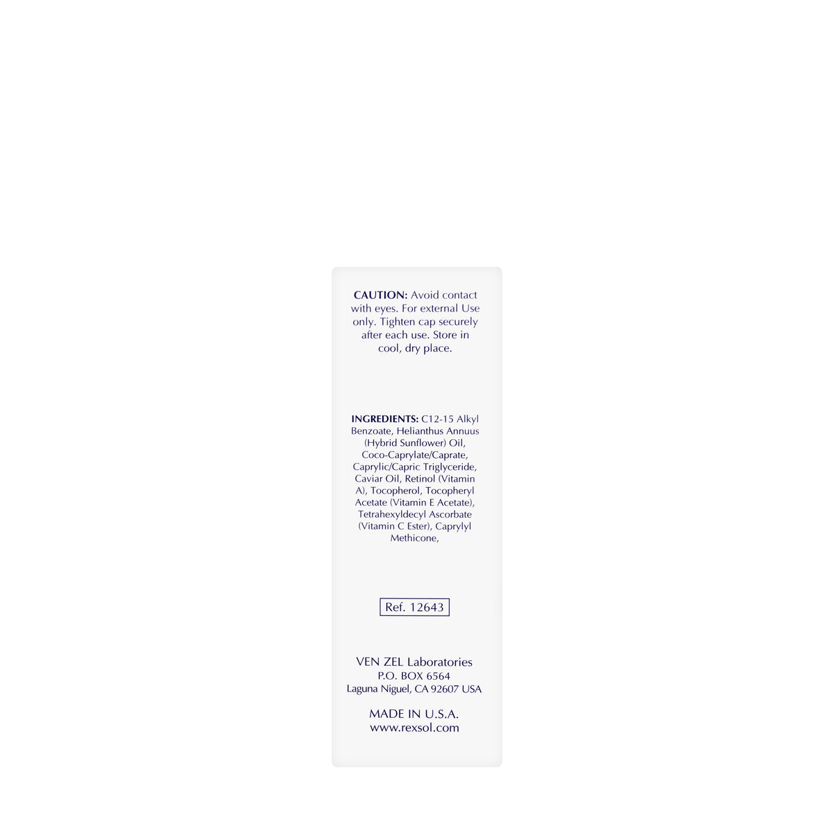 Rexsol Caviar + Retinol Face and Eye Serum 30 Ml
