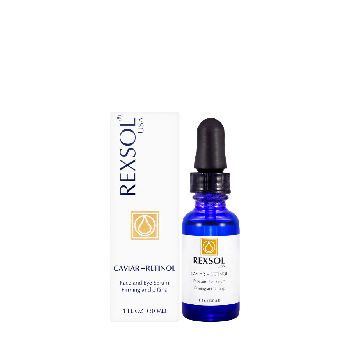 Rexsol Caviar + Retinol Face and Eye Serum 30 Ml