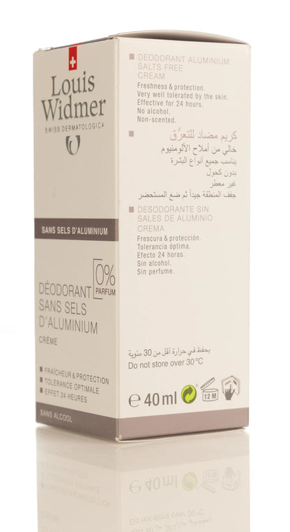 Louis Widmer Deoderant Cream  [Allumin Free] 40 Ml