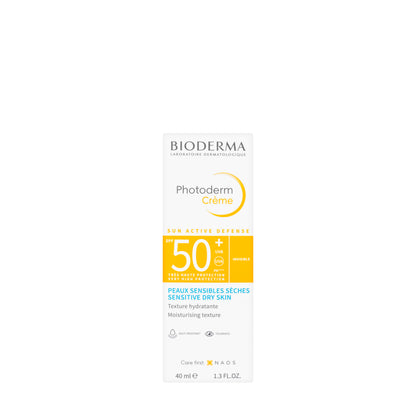 Bioderma Photoderm Crème SPF 50+ (Sensitive Dry Skin) Cream 40 Ml 1+1 Offer Pack