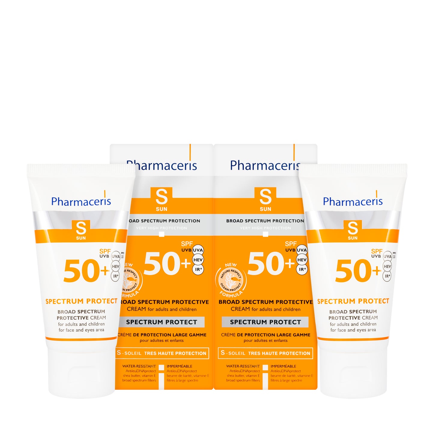 Pharmaceris S Broad Spectrum Protective Cream SPF 50+ Offer Pack (1+1)  50 Ml